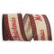 JAM Paper 2.5" x 10yd. Red Merry Christmas Glitter Gingham Wired Ribbon